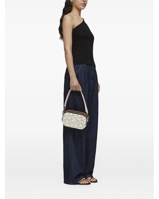 Tous White Reporter Kaos Icon Bear-Print Top-Handle Bag
