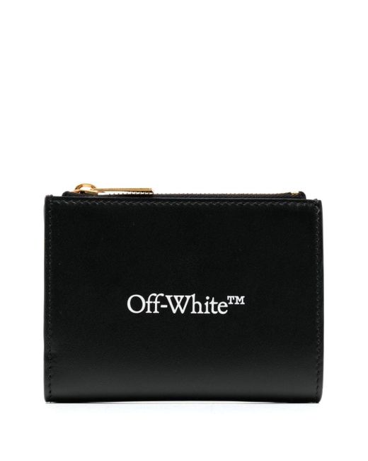 Off-White c/o Virgil Abloh Black Logo-print Leather Wallet