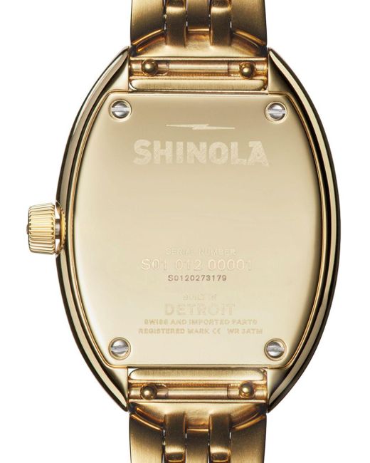Shinola The Petoskey Book Horloge in het Metallic