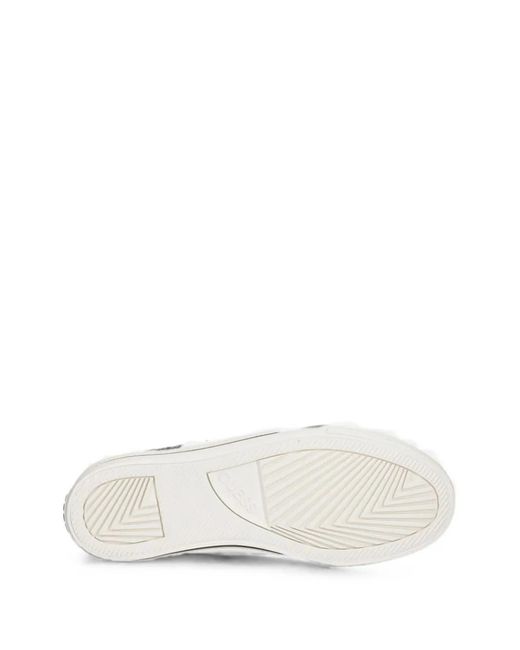 Guess White Carey Low-Top Sneakers
