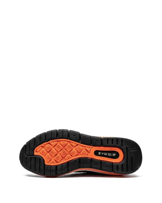 Nike Black Air Max Genome Fog//Total Ora" Sneakers