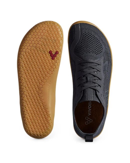 Vivobarefoot Blue Primus Lite Knit Natural Sneakers