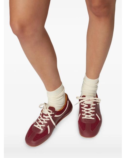 LILI CURIA Purple Zola Panelled Sneakers