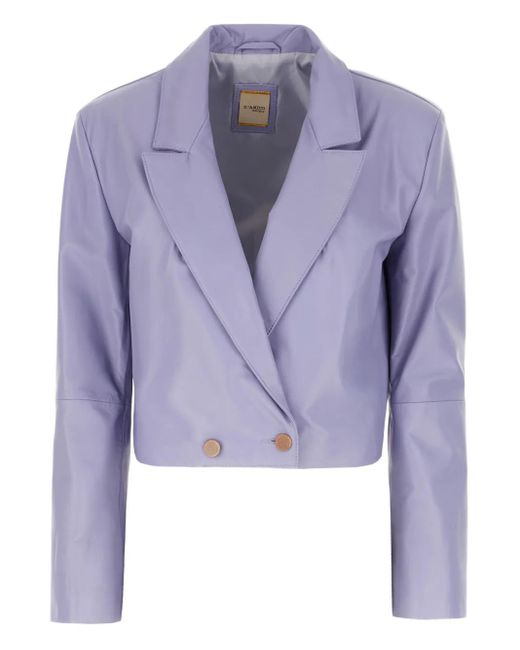 Chaqueta corta con doble botonadura D'Amico de color Blue