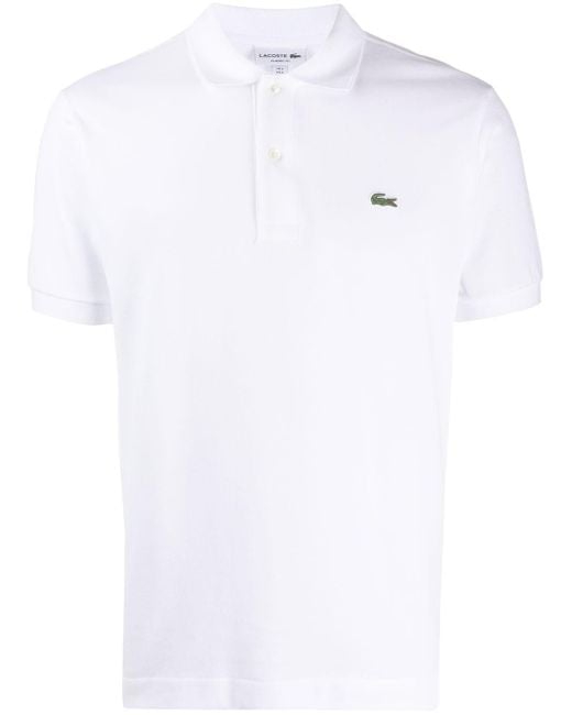 polo blanco lacoste