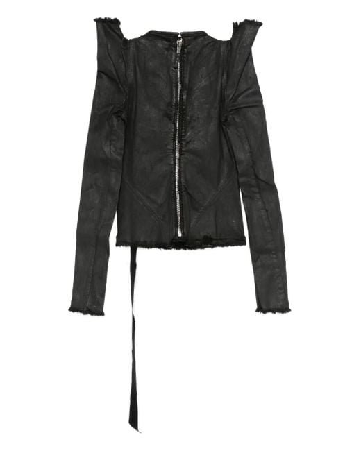 Rick Owens Black Tec Blouse