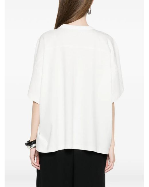 ELEH White Round-Neck T-Shirt