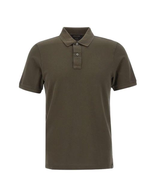 Gran Sasso Green Short-Sleeve Polo Shirt for men
