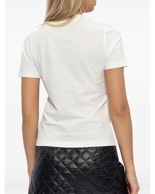 Moncler White T-Shirts