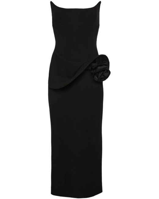 Magda Butrym フローラル ドレス Black