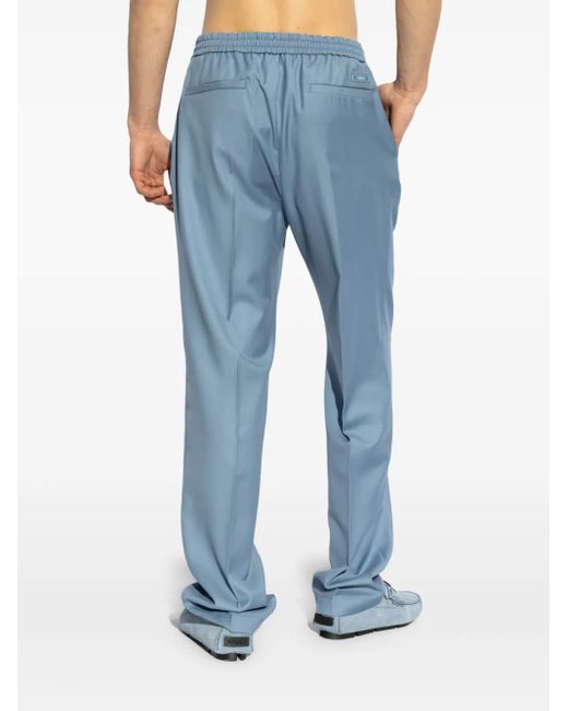 Pantaloni Con Vita Elasticizzata di Versace in Blue da Uomo