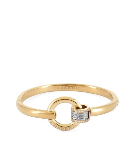 Charriol Metallic Forever Embrace Bangle Bracelet