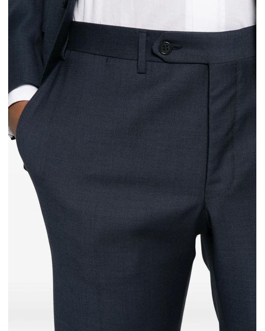Canali Blue Costume À Simple Boutonnage for men