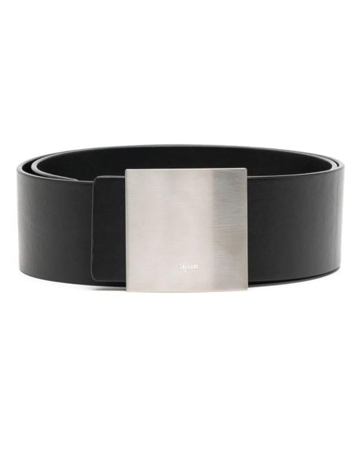 Jil Sander Gürtel Mit Eckiger Schnalle in Black für Herren