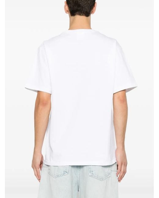 A Bathing Ape White Color Camo College Tee M for men