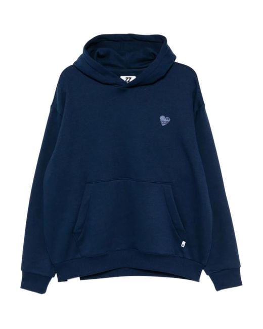 Izzue Blue Slogan-Print Sweatshirt for men