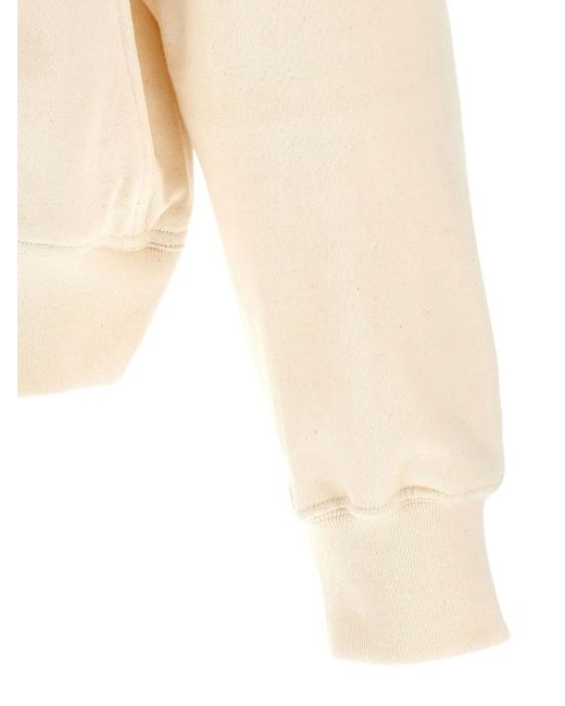 Rick Owens Natural Windbreaker Hoodie