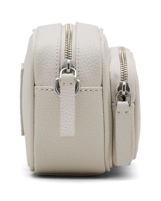 El bolso de hombro de cuero cruzado Marc Jacobs de color White