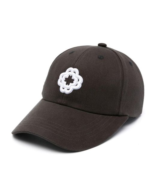 Maje Black Clover-motif Cotton Hat