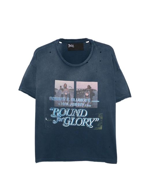 PALY Blue Distressed T-Shirt
