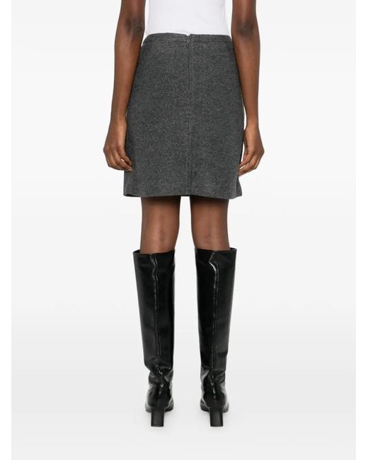 Marc O' Polo Black A-Line Mini Skirt