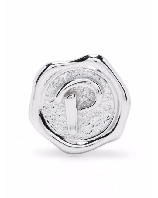 Lettera P Pop Coin di Maria Black in Gray