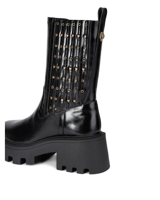 Kurt Geiger Chelsea Enkellaarzen Met Studs in het Black