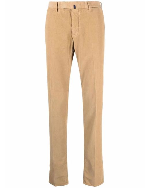 Incotex Natural Straight-Leg Corduroy Trousers for men