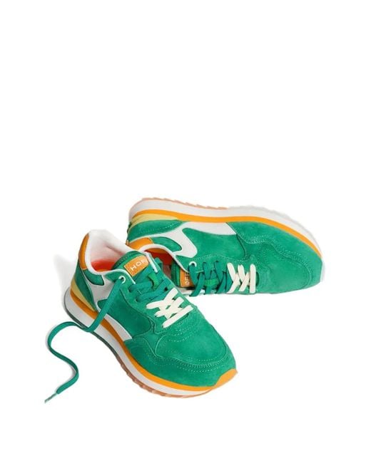 HOFF Green Virdis Suede Panelled Sneakers
