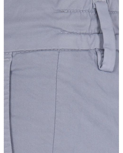 Eleventy Blue Drawstring Trousers for men