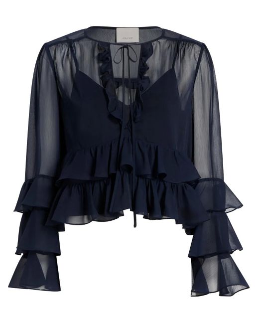 Cinq À Sept Steffina ブラウス Blue