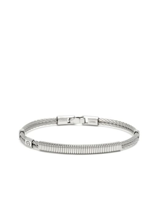 Charriol White Celtic Gentleman Driver Bracelet for men