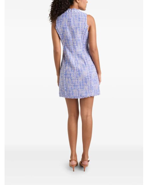 Cinq À Sept Blue Minikleid Aus Tweed