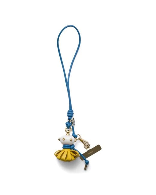 Prada White Bracelet Smartphone En Cuir Nappa