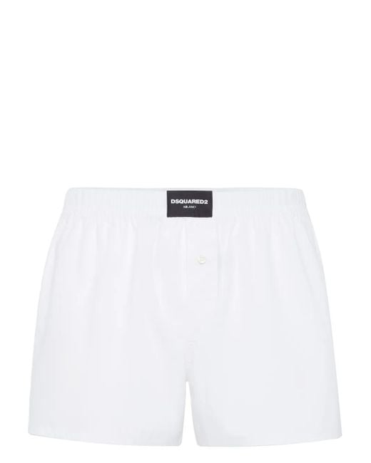 DSquared² White Heritage Boxers for men