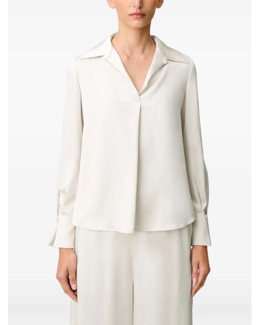 Claudie Pierlot Pink Collared Flowy Blouse