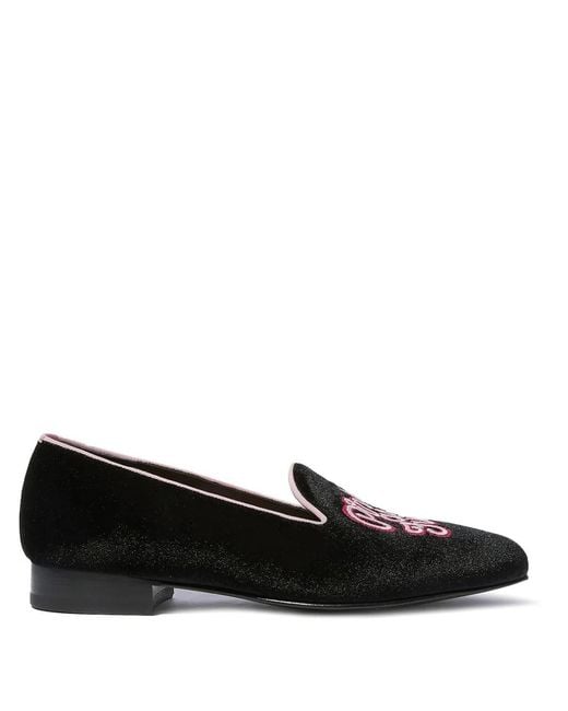Scarosso Black Brian Atwood Nolita Slippers for men