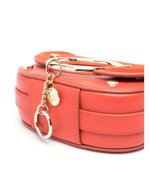 See By Chloé Pink Mara Leather Crossbody Bag