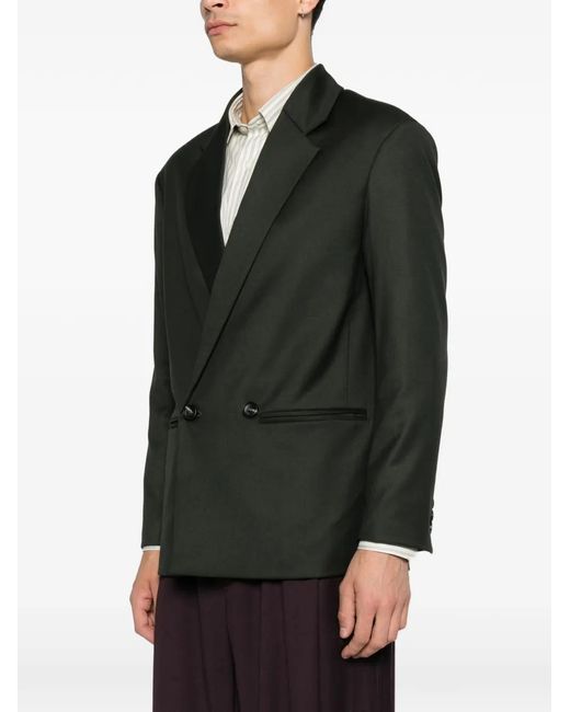Imperial Black Double-Breasted Jacket for men