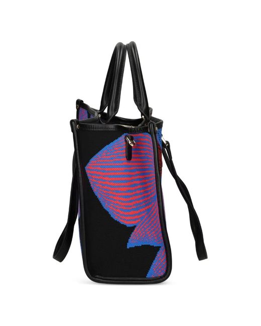 MY BEST BAG Blue Floral Tote Bag
