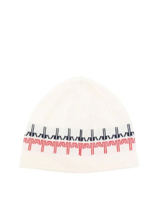 Rossignol White Patterned Beanie