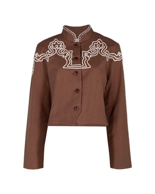 Alix Of Bohemia Brown Clarke Clove Spur Jacket