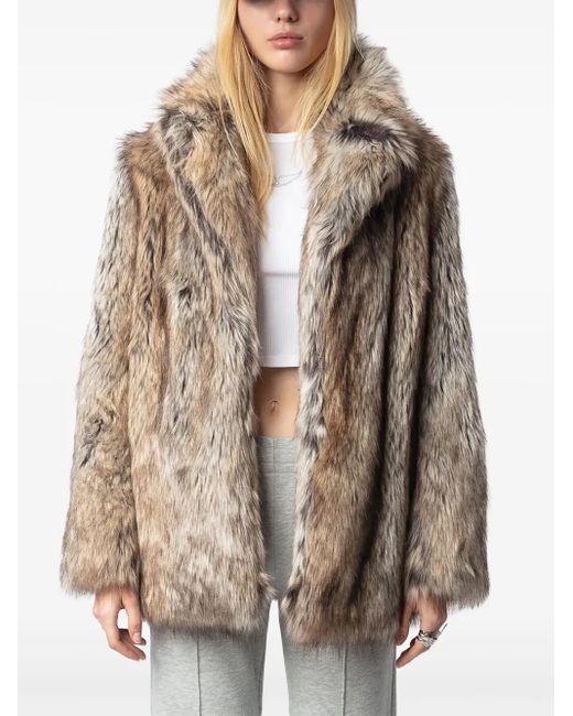 Zadig & Voltaire Natural Faune Coat