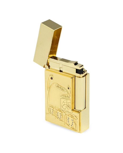 S T Dupont Yellow Ligne 2 Metropolitan Lighter