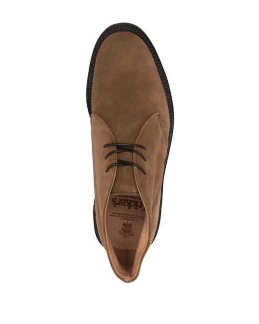 Tricker's Brown Aldo Suede Ankle Boots for men