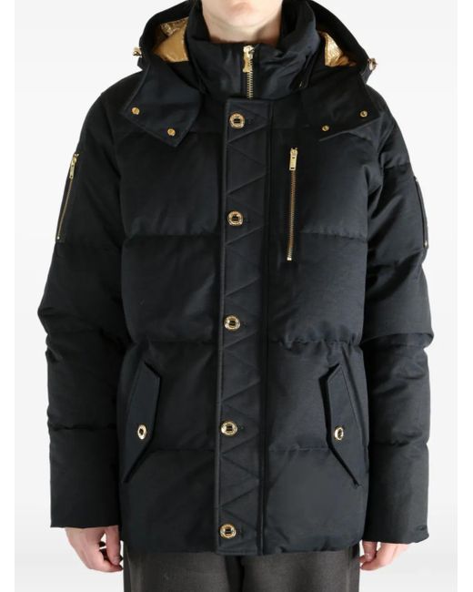 Moose Knuckles Black 3Q Zipped Jacket for men