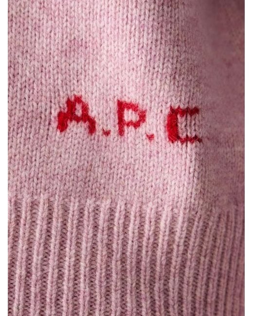 A.P.C. Logo-Embroidered Sweater