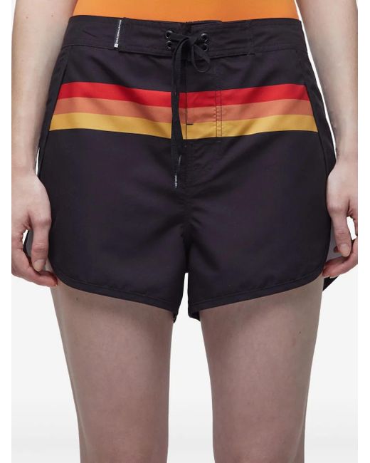 Osklen Gestreepte Shorts in het Blue