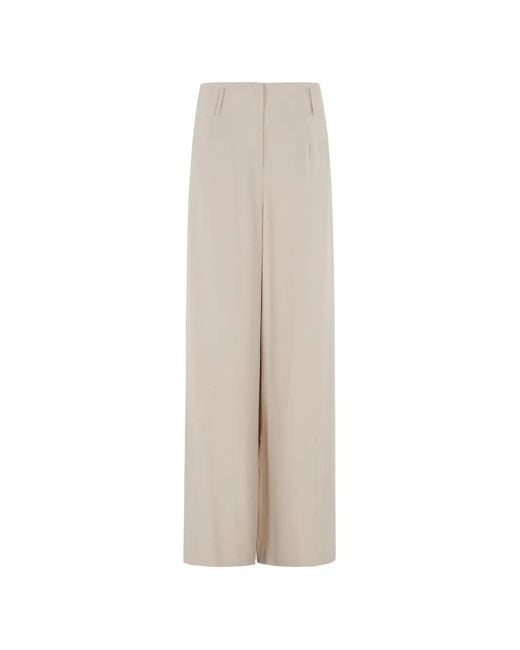 FEDERICA TOSI White Wide-Leg Trousers