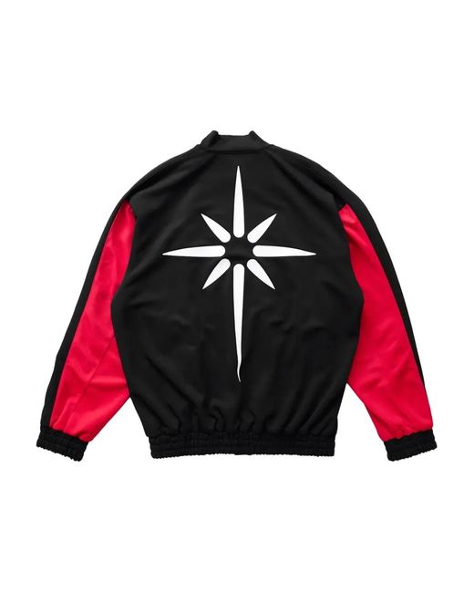 Kusikohc Black Zip-Up Bomber Jacket for men